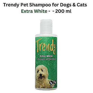 Trendy Pet Shampoo Extra White -  - 200 ml