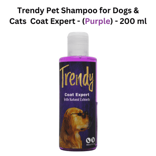 Trendy Pet Shampoo Coat Expert - (Purple) - 200 ml Trendy Pet Shampoo Coat Expert - (Purple) - 200 ml