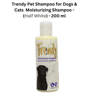 Trendy Pet Shampoo Moisturizing Shampoo - (Half White) - 200 ml Trendy Pet Shampoo Moisturizing Shampoo - (Half White) - 200 ml
