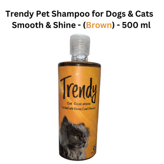 Trendy Pet Shampoo coat Shine - (Brown) - 500 ml Trendy Pet Shampoo coat Shine - (Brown) - 500 ml