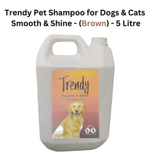 Trendy Pet Shampoo Smooth & Shine - (Brown) - 5 Litre Trendy Pet Shampoo Smooth & Shine - (Brown) - 5 Litre