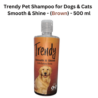 Trendy Pet Shampoo Smooth & Shine - (Brown) - 500 ml Trendy Pet Shampoo Smooth & Shine - (Brown) - 500 ml