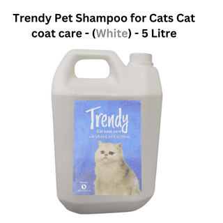 Trendy Pet Shampoo coat care - (White) - 5 Litre Trendy Pet Shampoo coat care - (White) - 5 Litre
